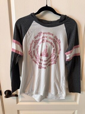 Walt Disney World long sleeve hooded shirt